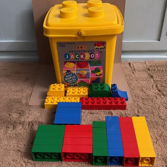 1993 Lego Duplo 20th Anniversary Jackpot Building Set #1735 - Picture 1 of 10